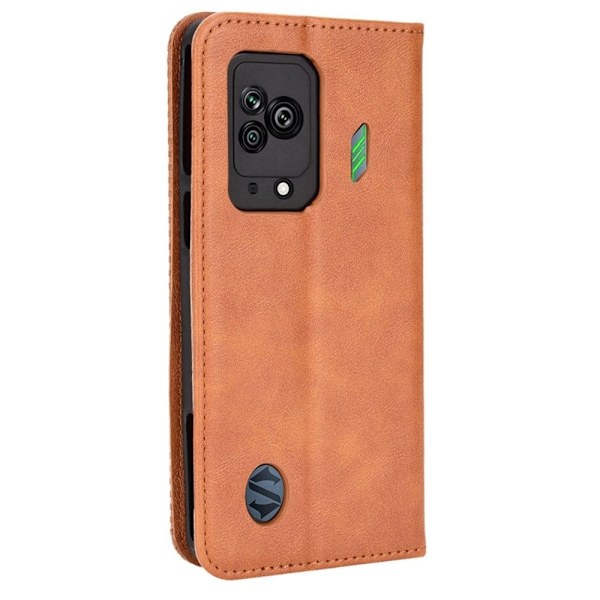 Bofink Vintage läder Xiaomi Black Shark 5 fodral - Brun Brun