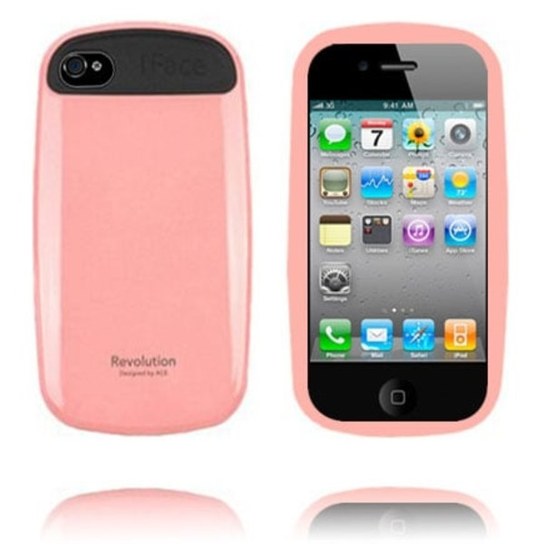 iFace REvolution (lyserød) iPhone 4/4S cover Pink