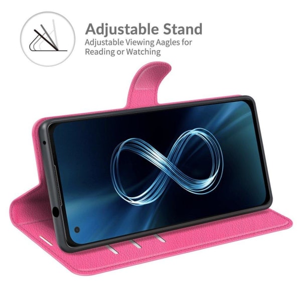 Classic Asus Zenfone 8 Flip Etui - Rose Pink