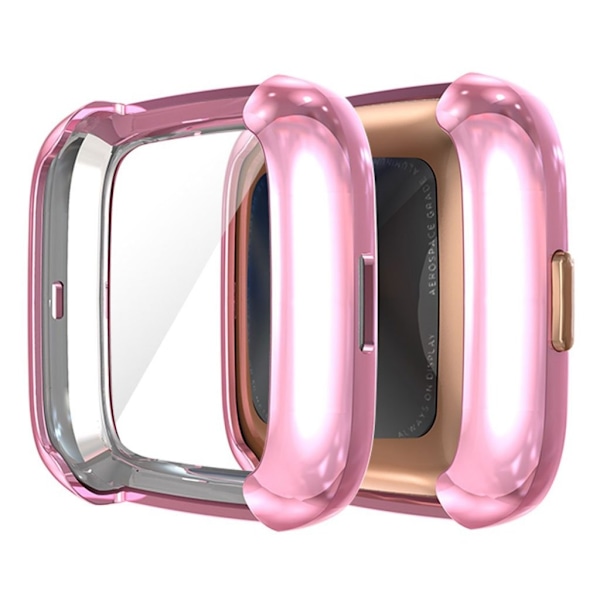 HAT PRINCE Fitbit Versa 2 elektropläteringsfodral - Roséguld Rosa