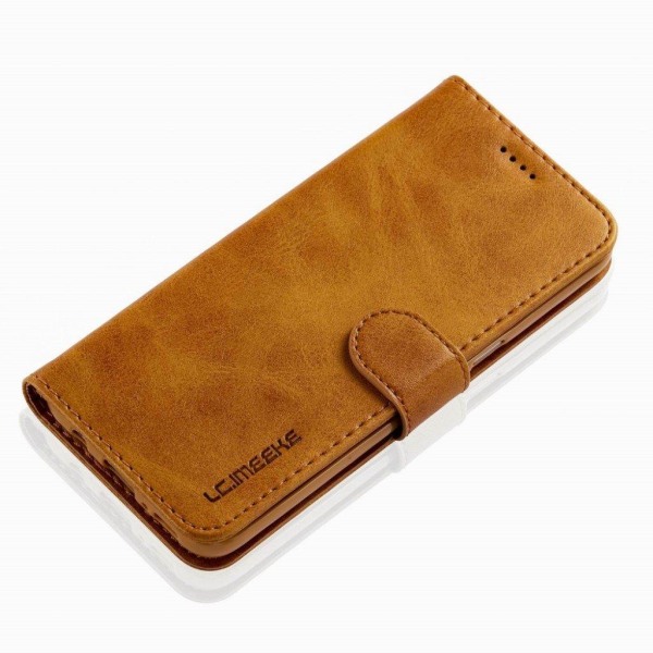 LC.IMEEKE Samsung Galaxy S8 Etui med elegant look - Brun Brown