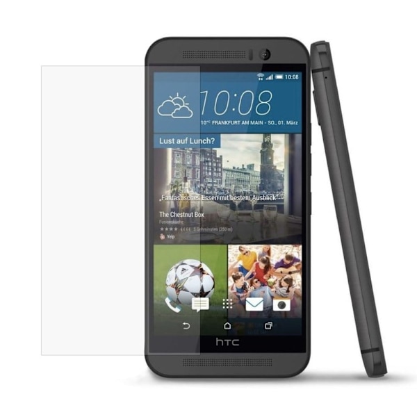 HTC One M9 Härdat Glas Displayskydd Transparent