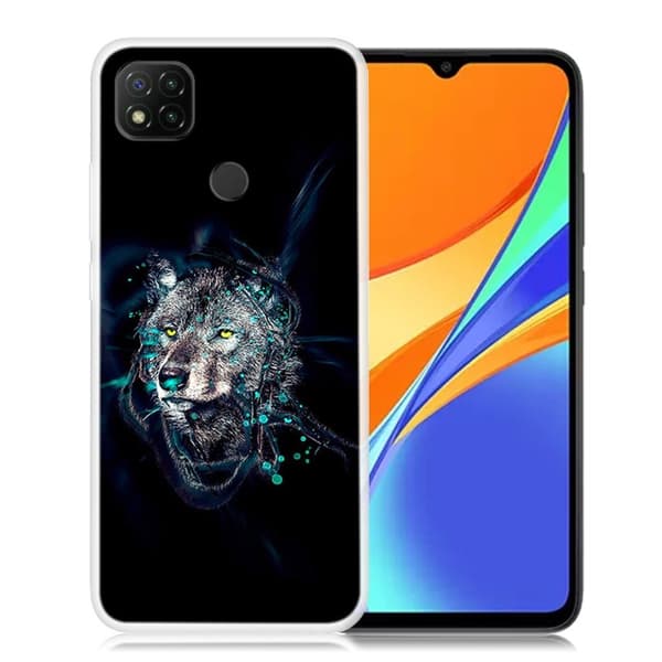 Deco Xiaomi Redmi 9C Etui - Ulv Black