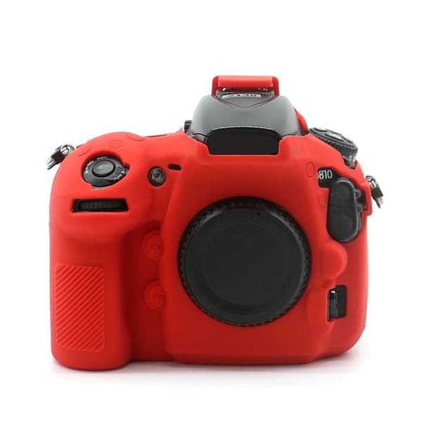Nikon D810 silikondeksel - Rød Red