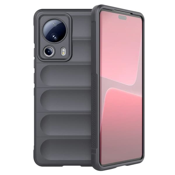 Blødt grebsformet cover til Xiaomi Civi 2 / Xiaomi 13 Lite - Sølv/Grå Silver grey