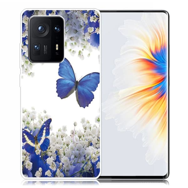 Deco Xiaomi Mix 4 Suojakotelo - Blue Butterflies Blue