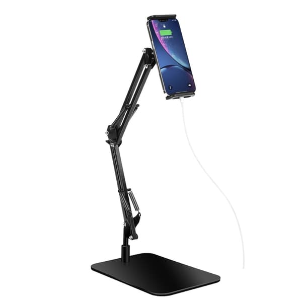 Universal 360 graders justerbar klemme til telefon og tablet Black