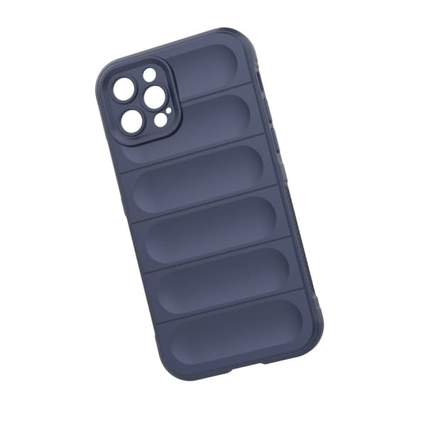 Deksel med mykt grep for iPhone 12 Pro - Mørkeblå Blue