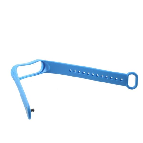 Xiaomi Mi Band 3 klockarmband romb textur sport silikon - Blå Blå