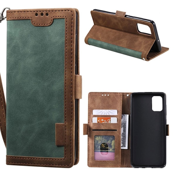 Suburbian läder Samsung Galaxy Note 20 fodral - Grön Grön