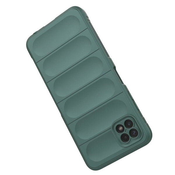 Blødt grebsformet cover til Samsung Galaxy A22 5G - Grøn Green