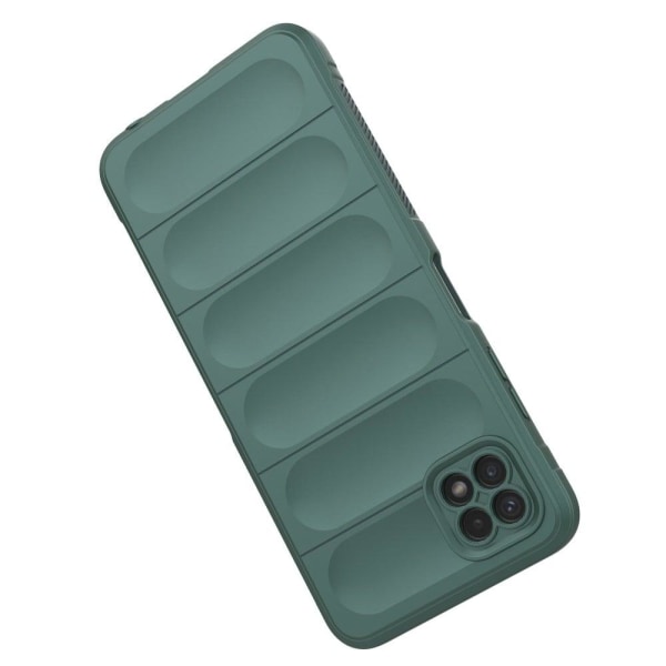 Mjukt greppformat Samsung Galaxy A22 5G skal - Grön Grön