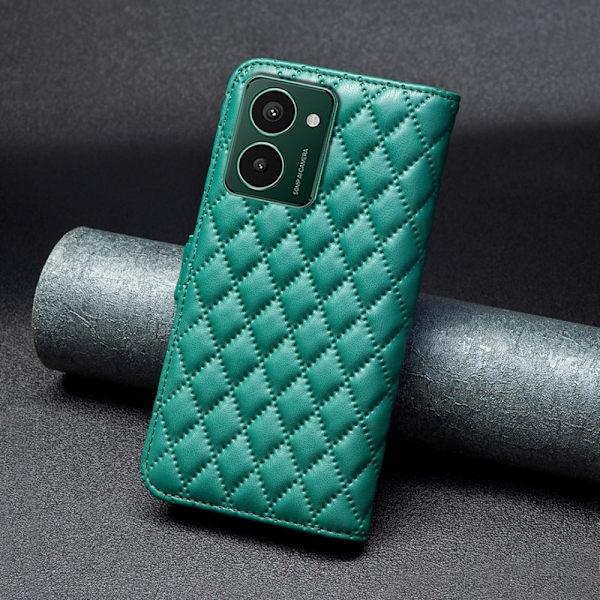 Rombemønster, matt flip-deksel for HMD Pulse Pro - Grønn Green
