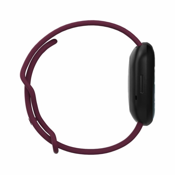 Fitbit Versa 3 / Sense silikoninen kellonauha - Burgundinpunainen Koko: L Purple