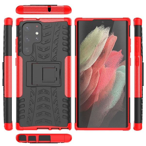 Offroad Etui Samsung Galaxy S22 Ultra - Rød Red