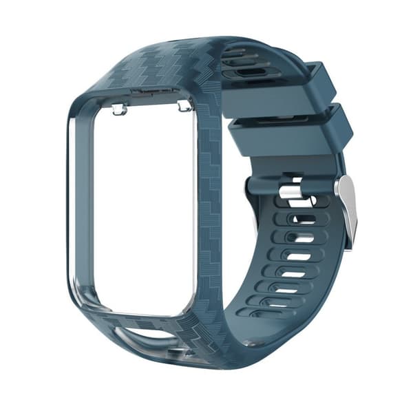 TomTom Runner 3 / Golfer 2 radium klockarmband i silikon - Mörkblå Blå