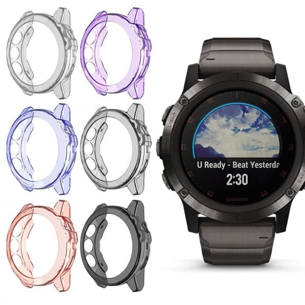 Garmin Fenix 5X holdbar Ramme - Sort Black