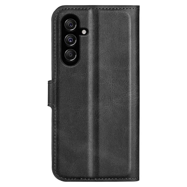 Læderetui med Pung til Samsung Galaxy M34 - Sort Black