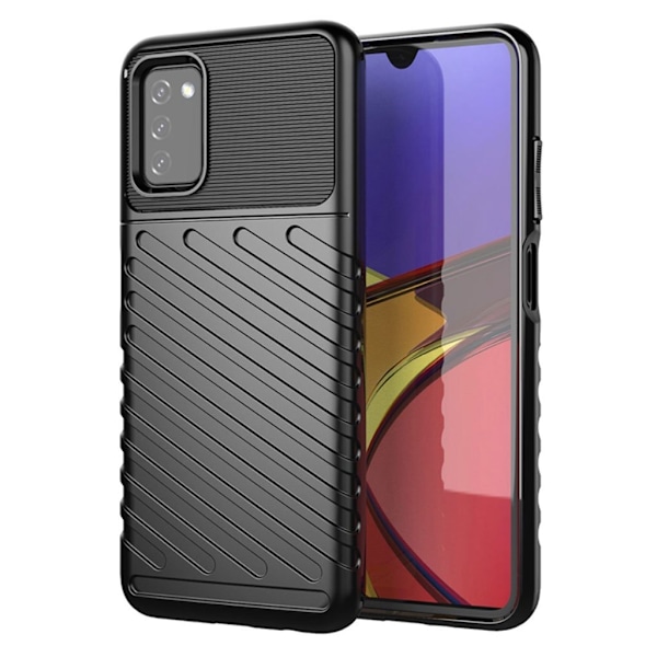 Thunder Samsung Galaxy A03s Etui - Sort Black