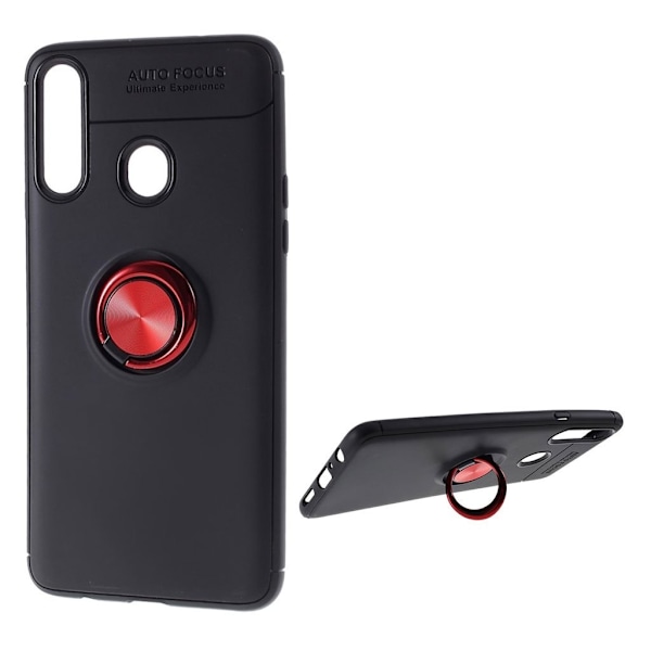 Ringo  Samsung Galaxy A20s kuoret - Musta / Punainen Black