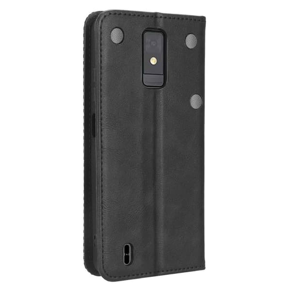 Bofink Vintage ZTE Blade A32 Nahkakotelo - Musta Black