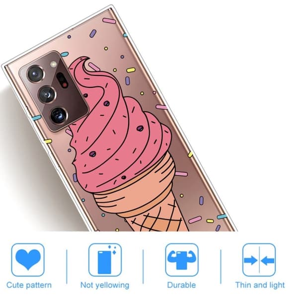 Deco Samsung Galaxy Note 20 Ultra cover - Pink Pink