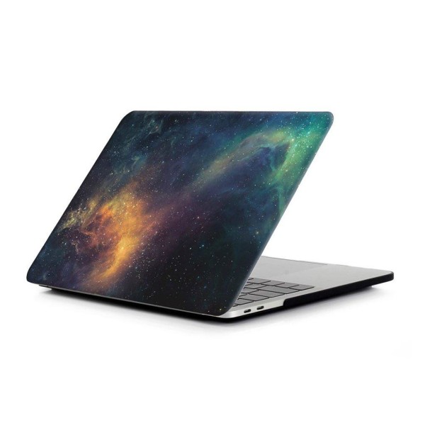 MacBook Pro 13 Touchbar Kuvallinen Kova Muovi Suoja Kuori - Täht Multicolor