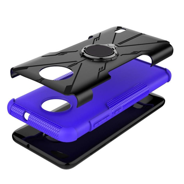 Magneettilevyllä varustettu potkulaudan suojus Nokia C10 / C20 - Violetti Purple