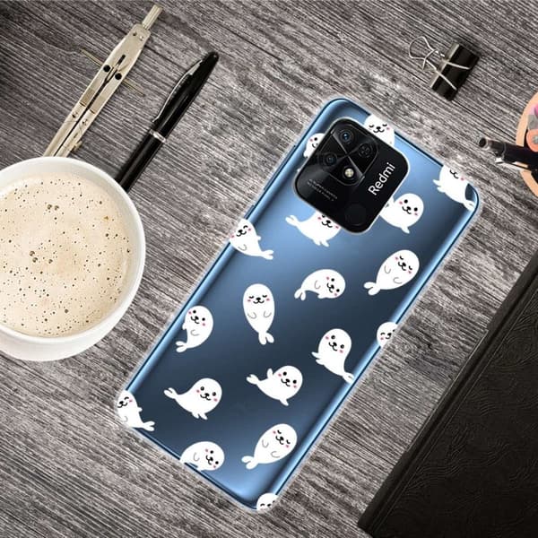 Deco Xiaomi Redmi 10C Etui - Seler White