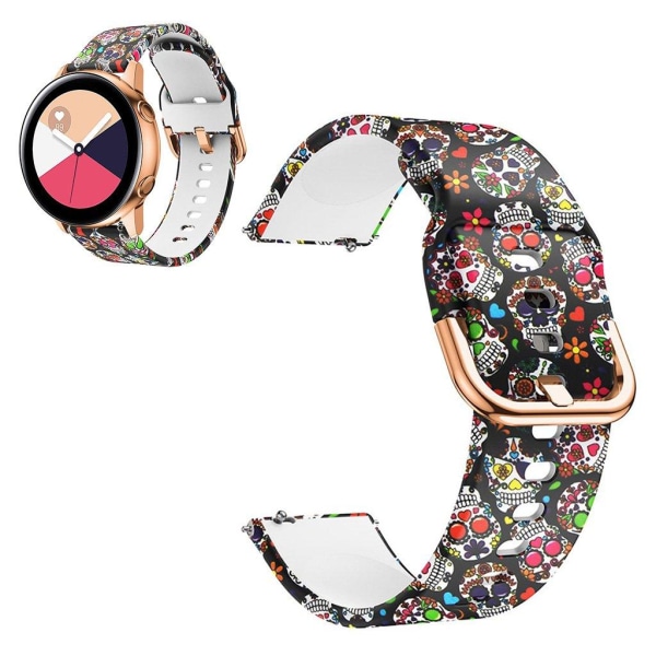 Colorful pattern silicone watch band for Amazfit and Samsung wat multifärg