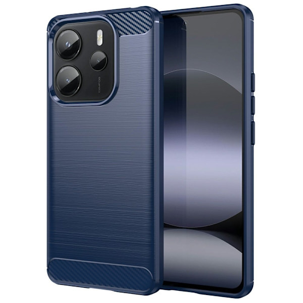 Carbon Flex Xiaomi Redmi Note 14 5G cover - Blå Blue