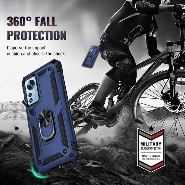 Bofink Combat Xiaomi 12 Pro deksel - Blå Blue