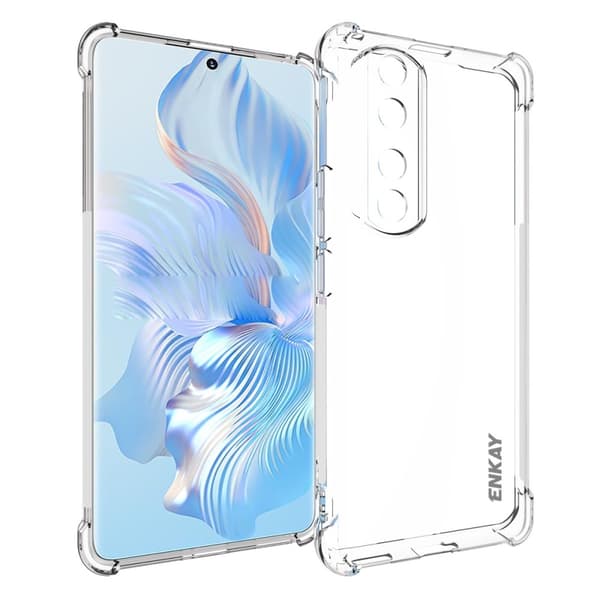 ENKAY klart faldsikkert etui til Honor 90 Pro Transparent