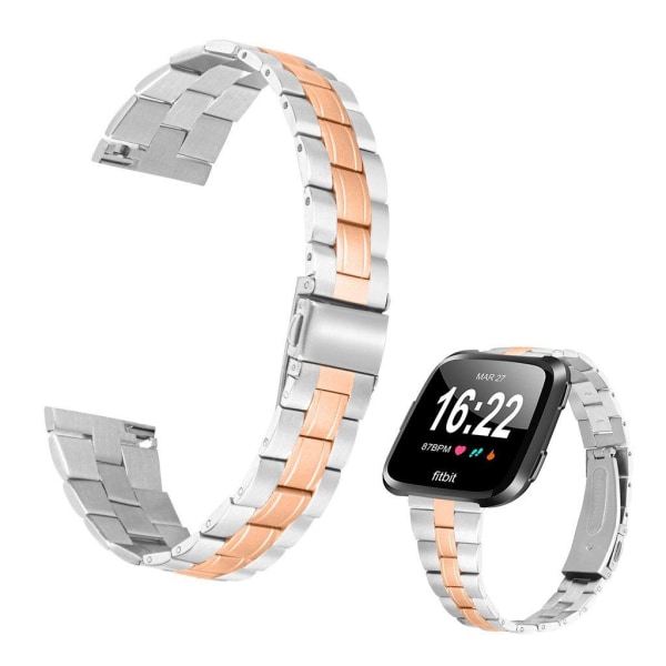 Fitbit Versa 2 / Versa stainless steel chain watch band - Gold Guld