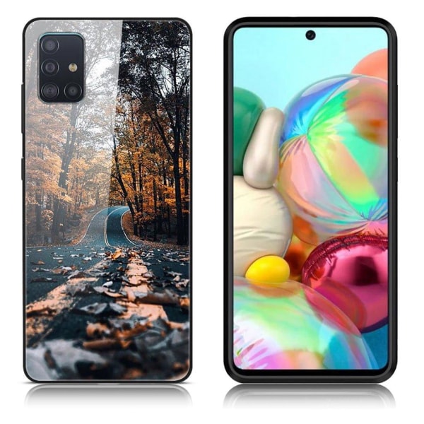 Fantasy Samsung Galaxy A71 kuoret - Metsätie Multicolor