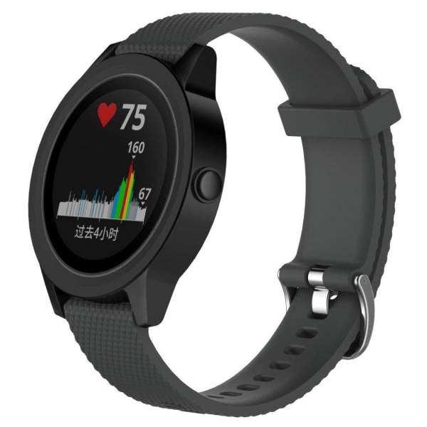 Garmin Vivomove HR blød silikone sports urrem - Grå Silver grey