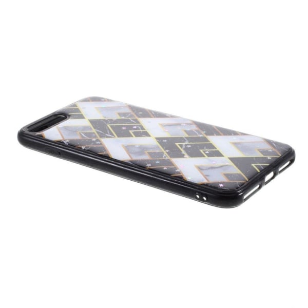 Marble iPhone 7 Plus / 8 Plus case - Black / White Black