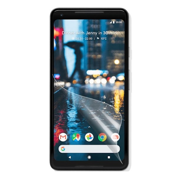 Google Pixel 2 XL Skydds film - Genomskinlig Transparent