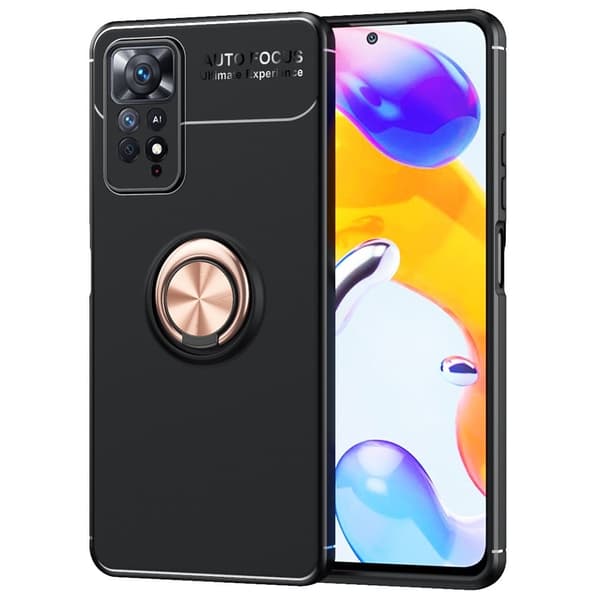 Ringo Xiaomi Redmi Note 11S 5G / Xiaomi Redmi Note 11 Pro skal - Svart Svart