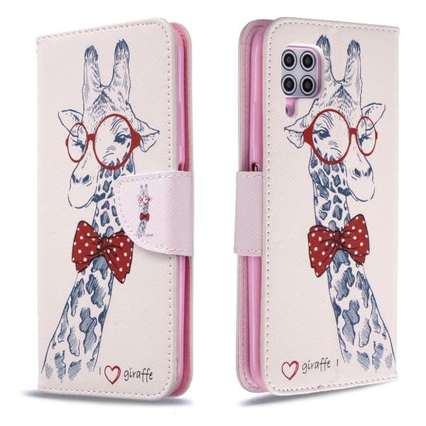 Wonderland Huawei P40 Lite / Nova 6 SE Etui - Giraf Multicolor