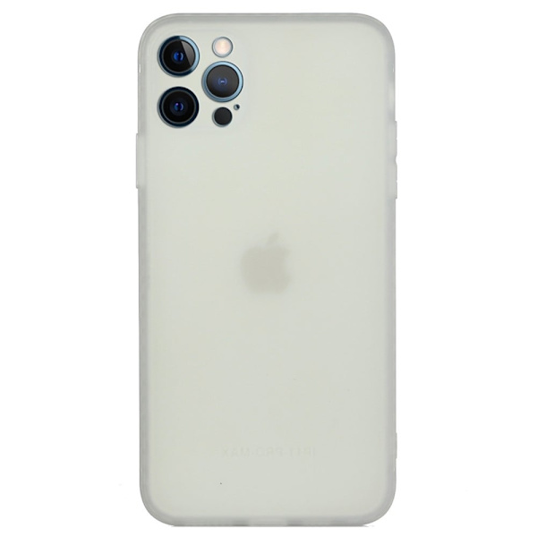 Avfasat gummerat droppskydd för iPhone 15 Pro Max - Transparent Transparent
