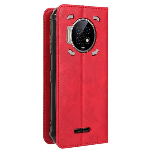 Bofink Vintage Oukitel Wp19 Læder Etui - Rød Red