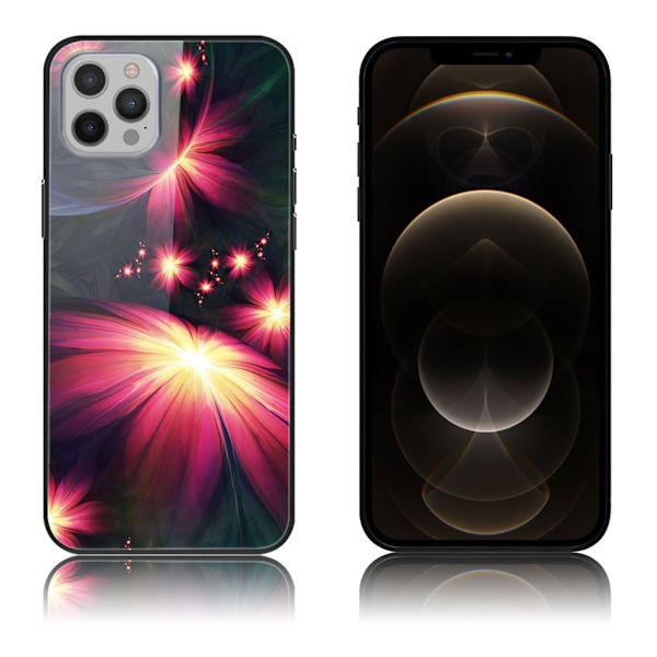 Fantasy iPhone 12 Pro Max skal - Underbara Blommor Rosa