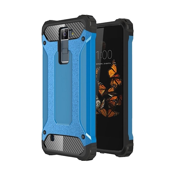 Jernside LG K8 Hybridcover - Lyseblå Blue