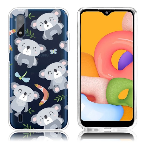 Deco Samsung Galaxy A01 skal - Mus Silvergrå