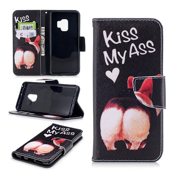 Samsung Galaxy S9 Fodral med ett unikt motiv - Kiss my ass multifärg