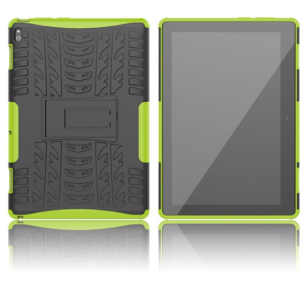 Lenovo Tab E10 holdbart hybrid-etui - Grøn Green