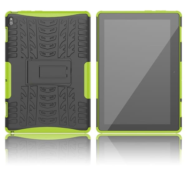 Lenovo Tab E10 Slitesterk Hybrid Etui - Grønn Green