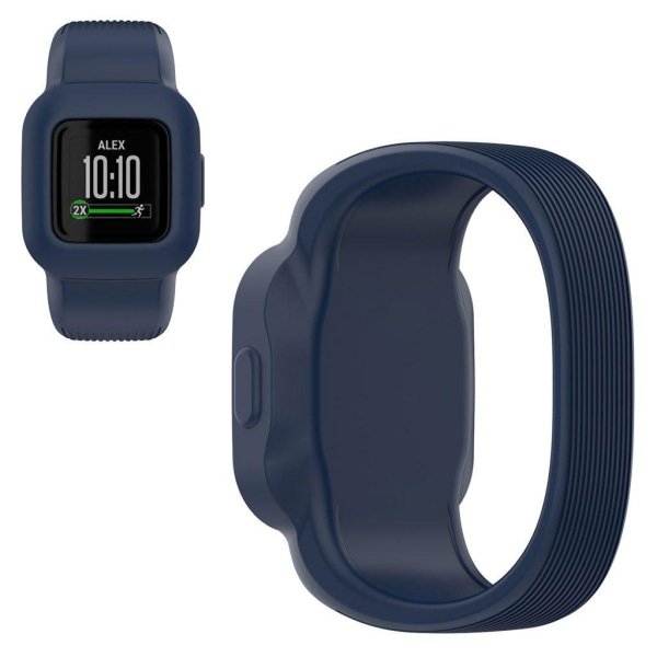 Garmin Vivofit Jr 3 silikonikellon hihna - Keskiyön Sininen / Koko: L Blue