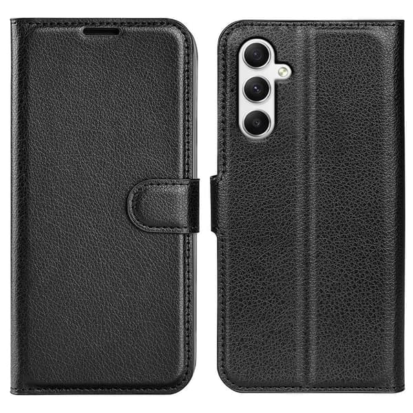 Classic Samsung Galaxy A35 flip etui - Svart Black